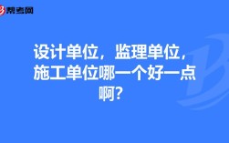 设计单位和监理单位可以是同一个单位吗？设计与监理同一单位