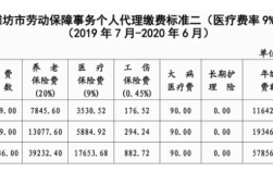 2021潍坊五险缴费档次？潍坊单位交养老保险比例