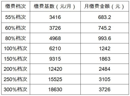 2016年德阳市城镇职工缴费标准？德阳单位社保收费标准-图2