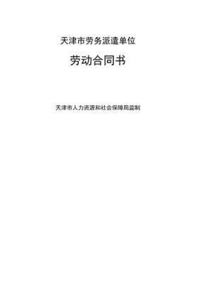 天津市劳务派遣薪资待遇规定？天津市劳务派遣单位劳动合同书-图2