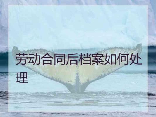 劳动合同需要放在档案里吗？和单位签合同没有档案-图1