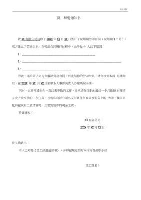 辞退员工的书信叫什么？单位辞退信怎么写-图2