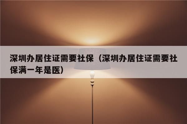 社保可以办理居住证吗？单位没买社保怎么办理居住证-图2