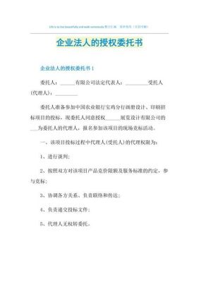 企业法人可否全权委托他人负责?法人是否承担法律责任？诉讼授权委托书法人单位-图1