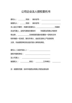 企业法人可否全权委托他人负责?法人是否承担法律责任？诉讼授权委托书法人单位-图2