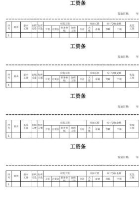 工资条都是如何签字的？加盖单位公章的工资条-图2