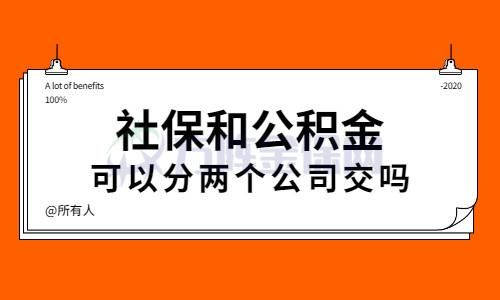 社保和公积金可以分开在两个地方交吗？用人单位所在地缴纳社保-图2