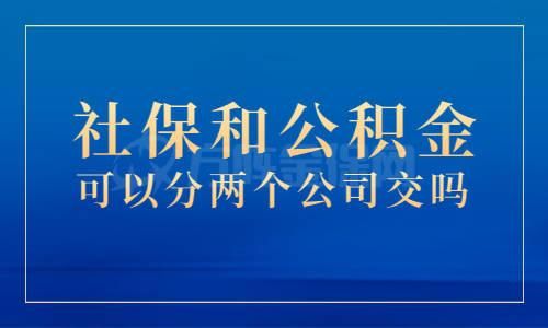 社保和公积金可以分开在两个地方交吗？用人单位所在地缴纳社保-图3