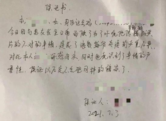 在派出所写保证书属于什么处罚？施工单位给派出所的担保书-图3