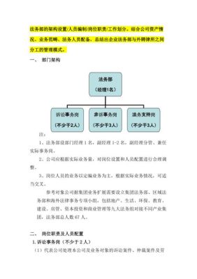 公司如何成立法务组？行政单位法务组的设置-图2