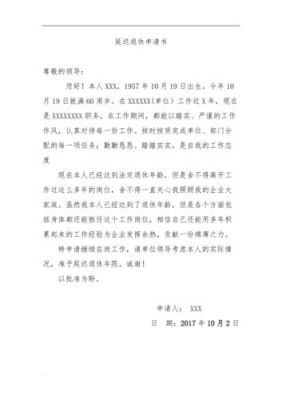 事业单位延迟入职报到申请书怎么写？教师延迟退休单位申请书-图1