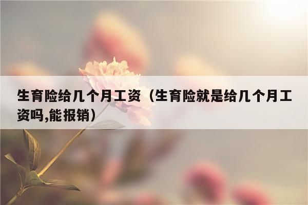 生育津贴中途换单位影响报销吗？（换单位 生育险没有中断）-图1