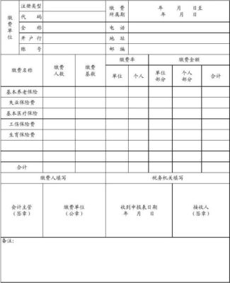 社会保险费缴费申报表怎么填的？（缴费单位应缴险种登记表下载）-图3