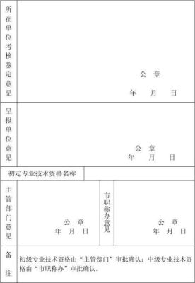 初级职称评定表上呈报单位考核鉴定意见是盖哪里的？（考核单位审核意见）-图3