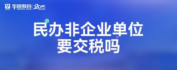 民办非企业需要缴税吗？（民办非企业单位 收入）-图3