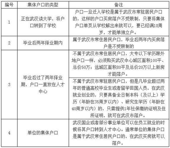 武汉单位集体户和人才中心户区别？（武汉设立单位集体户口）-图2