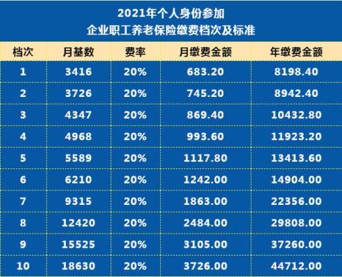 2021年养老保险个人和公司缴费比例？（单位养老保险单位比例是多少）-图2