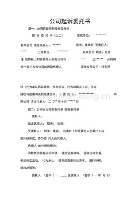 公司法务给员工委托诉讼需要什么？（诉讼委托书 单位）-图1