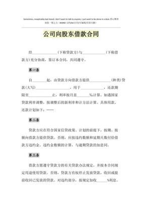 股东借给公司款如何处理？（单位股东集资款开收据还是借据）-图2