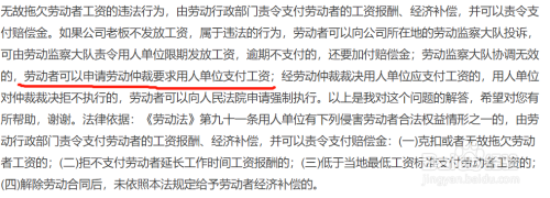 用人单位不发工资，找到劳动局，劳动局不管怎么办啊？（单位正常开工资 不安排工资）-图2