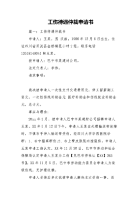 工伤劳动仲裁申请书案由怎样填写？（个人在单位受伤起诉写什么案由）-图3