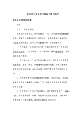 国家对员工安全责任合同书有什么规定,企业是否可以要求员工必须签订，原因是什么？（单位要求员工签订保证合同吗）-图1